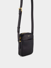 Tom Ford Black Grain Leather Small Messenger Bag