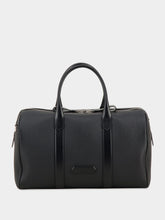 Tom Ford Black Grain Leather Duffle Messenger Bag