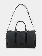 Tom Ford Black Grain Leather Duffle Messenger Bag