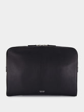 Tom Ford Black Grain Leather Minimal Laptop Pouch
