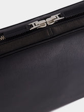 Tom Ford Black Grain Leather Minimal Laptop Pouch