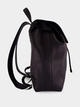 Tom Ford Black Grain Leather Flap Backpack