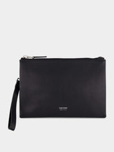 Tom Ford Black Grain Leather Minimal Slim Pouch