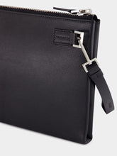 Tom Ford Black Grain Leather Minimal Slim Pouch