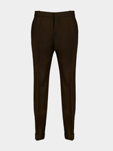 Balmain Tailored Twill Wool Trousers