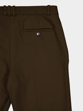 Balmain Tailored Twill Wool Trousers