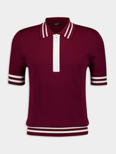 Balmain Monogram-Jacquard Polo Shirt