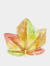 Les Ottomans Autumnal Ceramic Leaf