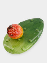 Les Ottomans Ceramic Cactus with Flower