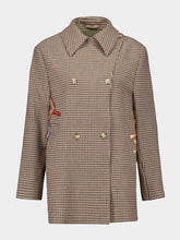 Paula Hazel Chess Check Jacket
