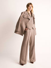 Paula Hazel Chess Check Jacket