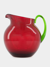 Mario Luca Giusti Ruby and Green Pitcher Pallina