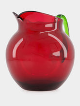 Mario Luca Giusti Ruby and Green Pitcher Pallina