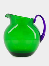 Mario Luca Giusti Green and Blue Pitcher Pallina