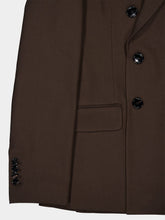 Ami Paris Dark Coffee Double-Breasted Jacket