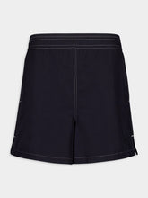 Ami Paris Black Technical Beach Shorts