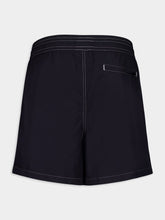 Ami Paris Black Technical Beach Shorts