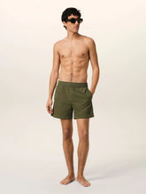 Ami Paris Loden Green Technical Beach Shorts