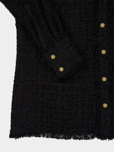Balmain Black Tweed Overshirt