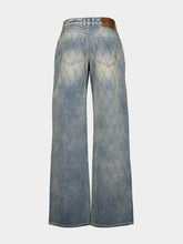 Balmain Light Blue Straight Fit Denim Jeans