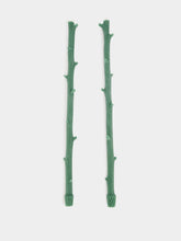 Stick Candles Forest Green Hickory Stick Candle Set