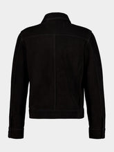Ami Paris Black Goat Suede Leather Jacket