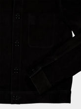 Ami Paris Black Goat Suede Leather Jacket