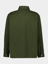 Ami Paris Loden Green Cotton Overshirt