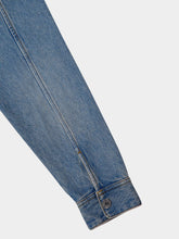 Ami Paris Blue Cotton Ami de Coeur Overshirt