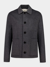 Heather Grey Wool Cashmere Boxy Jacket