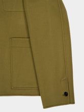 Ami Paris Bronze Wool Boxy Buttoned Jacket