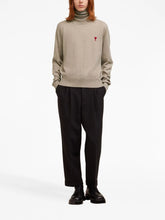 Ami Paris Roll-Neck Wool Jumper