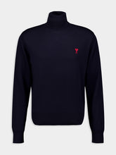 Ami Paris Ami de Coeur Merino Jumper