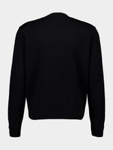 Ami Paris Black Crew Neck Sweater Ami de Coeur