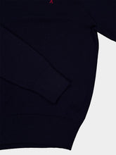 Ami Paris Navy Blue Ami De Coeur Wool Sweater