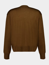 Ami Paris Hazelnut Ami de Coeur Crewneck Sweater