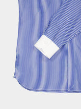 Tom Ford Combo Blue and White Poplin Stripe Shirt