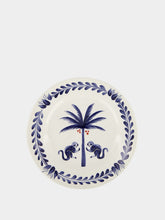 Johanna Ortiz Saimiri Navy Blue Dessert Plate