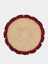 Johanna Ortiz Orpua Burgundy Placemat