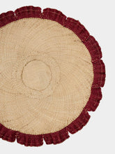 Johanna Ortiz Orpua Burgundy Placemat