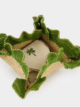 Johanna Ortiz Mushroom Mandala Small Green Bread Basket