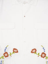 Baziszt White Hocha Long-Sleeved Cotton Shirt