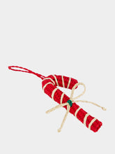 Coro Cora Red Toquilla Cane Ornament