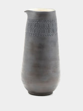Zeus+Dione Metallic Black Lykithos Embossed Pitcher