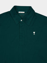 Ami Paris Evergreen Cotton Boxy Polo