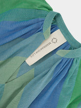 Marrakshi Life Stripe 52 The Touareg Cotton V-Neck Dress Maxi