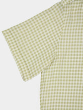 Ami Paris Green Boxy Fit Check Shirt