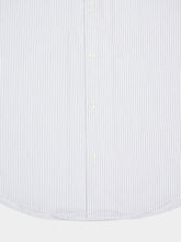 Ami Paris Blue Cotton Camp Collar Short Sleeve Shirt