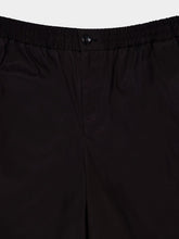 Ami Paris Black Technical Twill Shorts