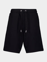 Ami Paris Black Dye Heavy Loopback Shorts